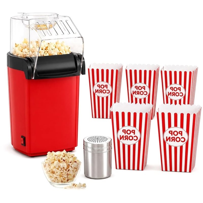 Air Popcorn Maker - Promosyon! Yağsız 1200W Sıcak Hava Patlamış