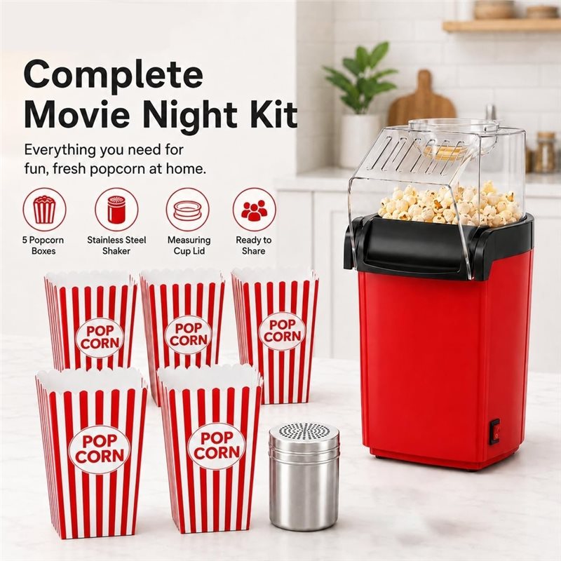 A74X-Sıcak Hava Patlamış Mısır - Air Popcorn Maker incelemesi ve fiyatı